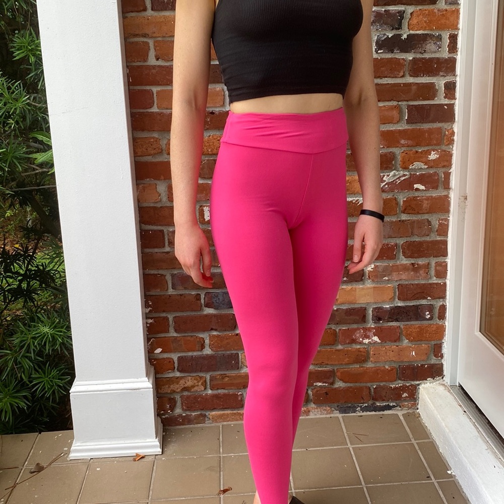 Pink leggings